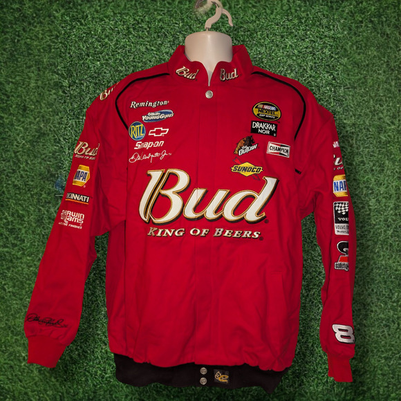 NASCAR Chase Authentics Dale Earnhardt Jr Budweiser Racing Jacket - XL - Picture 1 of 4
